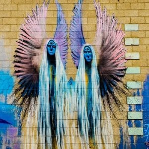 Graffiti Murals on Downtown Walls