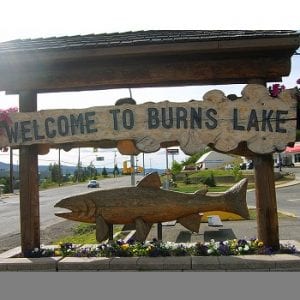 Burns Lake’s Welcome Sign