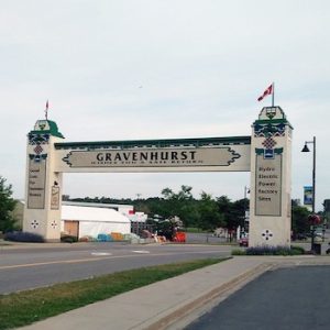 Gravenhurst Welcome Sign