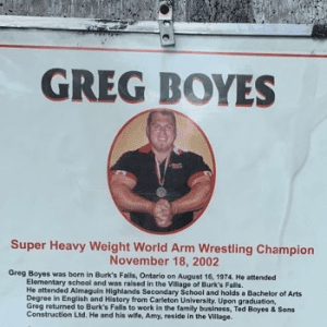 Home Town of World Arm Wrestling Champion