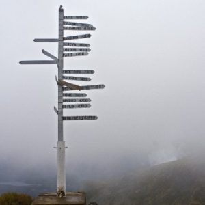 Signpost at Keno City