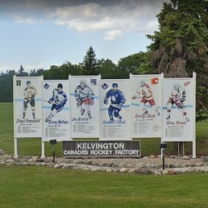 Giant Hockey Cards of Kelvington
