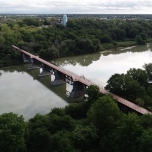 The Old Cayuga Railroad Bridge