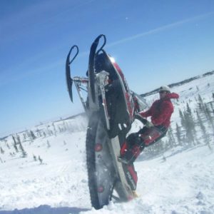 Snowmobiling
